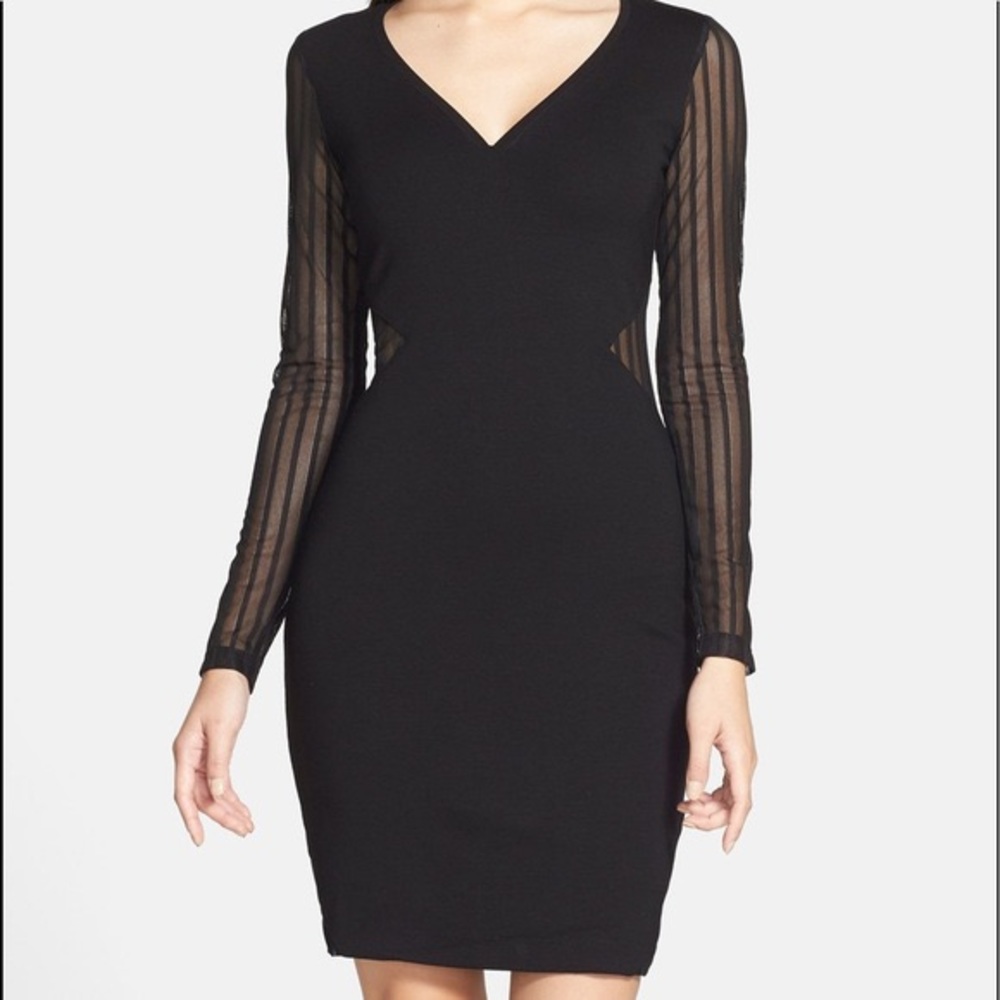 NWT French Connection Liv Jersey Fitted Dress